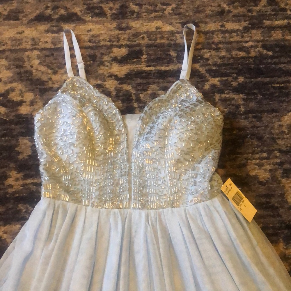 NWT baby blue formal dress size 3